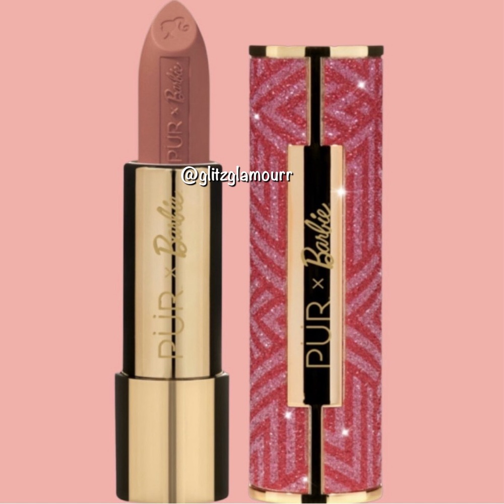💋PÜR x Barbie Iconic Lips Signature Semi-Matte Lipstick💋